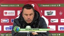 Réaction de Jean-Marc Furlan et Hervé Della Maggiore après Stade Brestois 29 - Bourg-en-Bresse