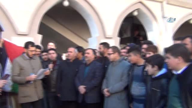 Erciş'te Cuma Namazı Sonrası Kudüs Açıklaması