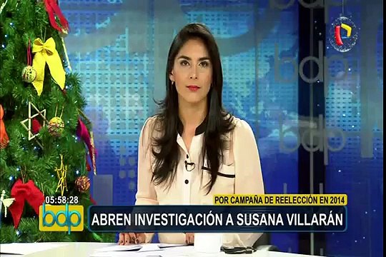 Fiscalía abrió investigación a Susana Villarán por campaña de reelección en 2014