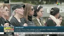 Mujeres de Negro en Uruguay protestan contra los feminicidios