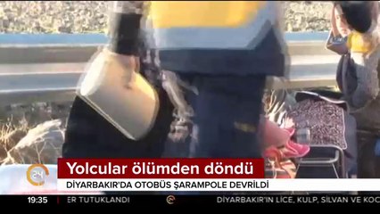 Yolcular ölümden döndü