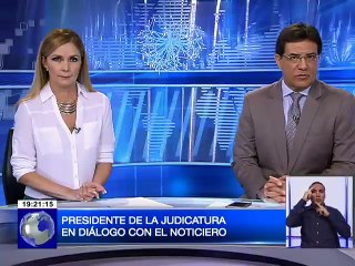 Gustavo Jalkh Presidente de la Judicatura habló de los cambios de la judicatura