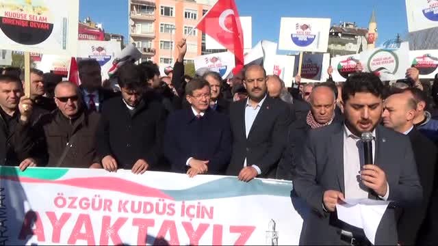 Konya, Karaman ve Aksaray'da Kudüs Protestoları