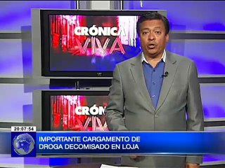 Importante cargamento de droga decomisado en Loja