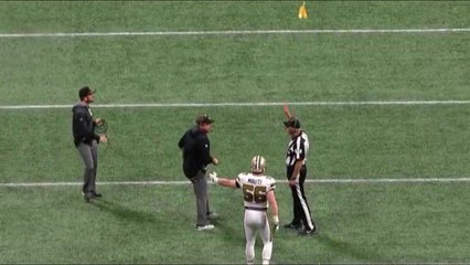 Payton flagged for arguing with officials, giving Falcons a first down