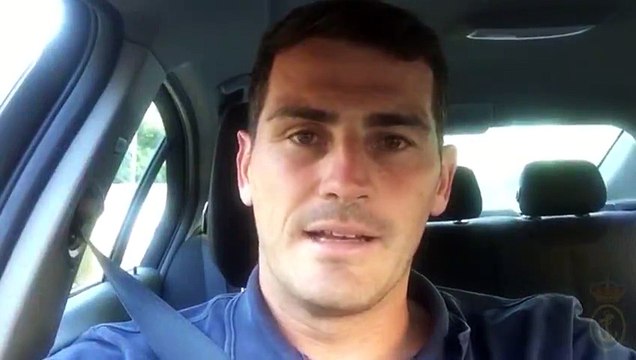 Mensaje de apoyo de Iker Casillas a la fragata 'Santa María' de la Armada Española