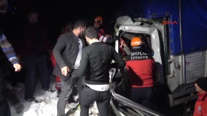 Bolu'da Zincirleme Kaza: 1 Yaralı