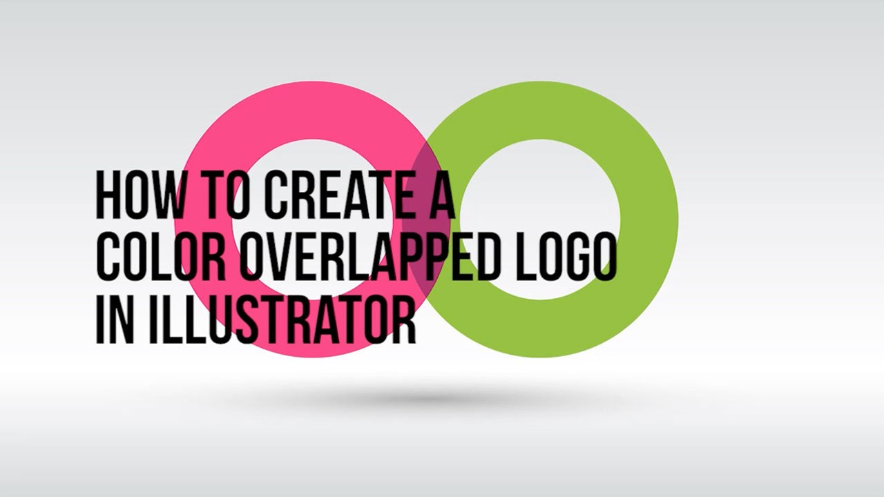 How to create a simple overlapping logo