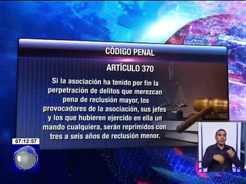Fiscalía pide pena máxima para Glas, por asociación ilícita