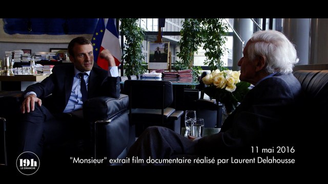 Jean d'Ormesson interroge Emmanuel Macron sur son projet