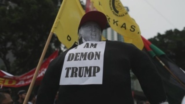 Protestan en Indonesia y Malasia contra el plan de EEUU sobre Jerusalén