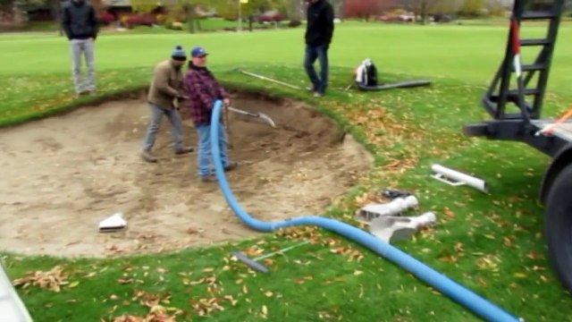 IVAC sand and fine dry material pumping demonstration