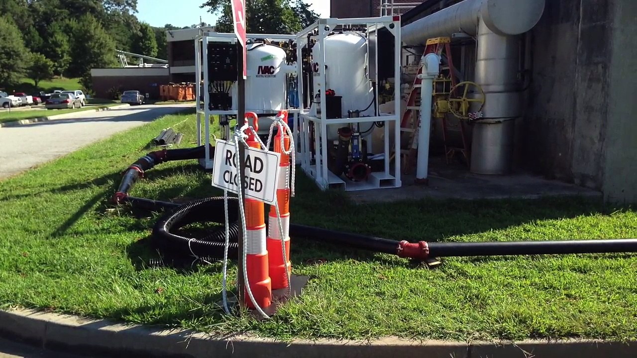 IVAC slime, slurry and sludge pumping demonstration