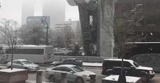 Downtown Atlanta Sees Rare Early December Snow