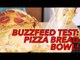 Buzzfeed Recipes Test: Cheesy Pepperoni Pizza Bread Bowl Recipe- Joe Cooks | Food Porn