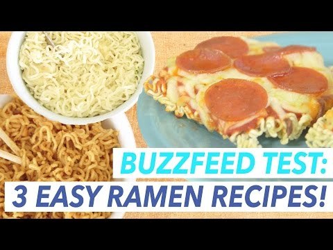3 Buzzfeed Recipes for Ramen Noodles Put to the Test | Buzzfeed Food Tested!