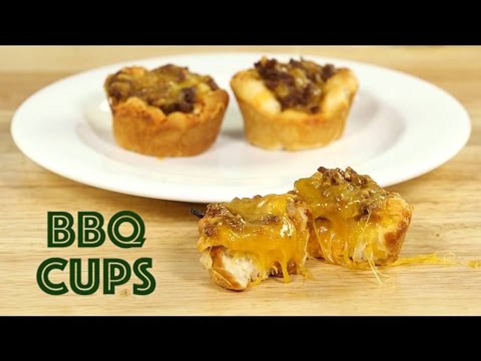 How to Make Cheesy Beef BBQ Cups: Easy Ground Beef Recipes | Food Porn