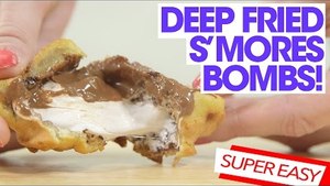 Deep Fried S'mores Bomb Recipe | Kitchen Camping