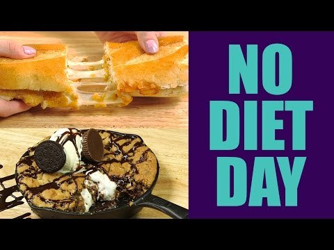 Cheat Day! The Best No Diet Day Breakfast, Lunch and Dinner Recipes