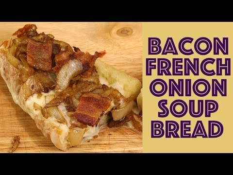 Simple Recipes: Bacon and Cheese French Onion Soup Bread