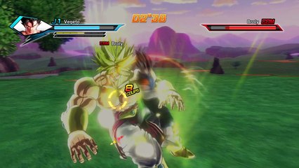 DRAGON BALL XENOVERSE Vegeto vs broly