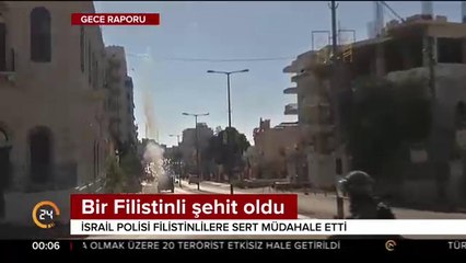 Bir Filistinli şehit oldu