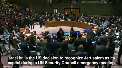 UN Security Council begins meeting on Trump Jerusalem decision