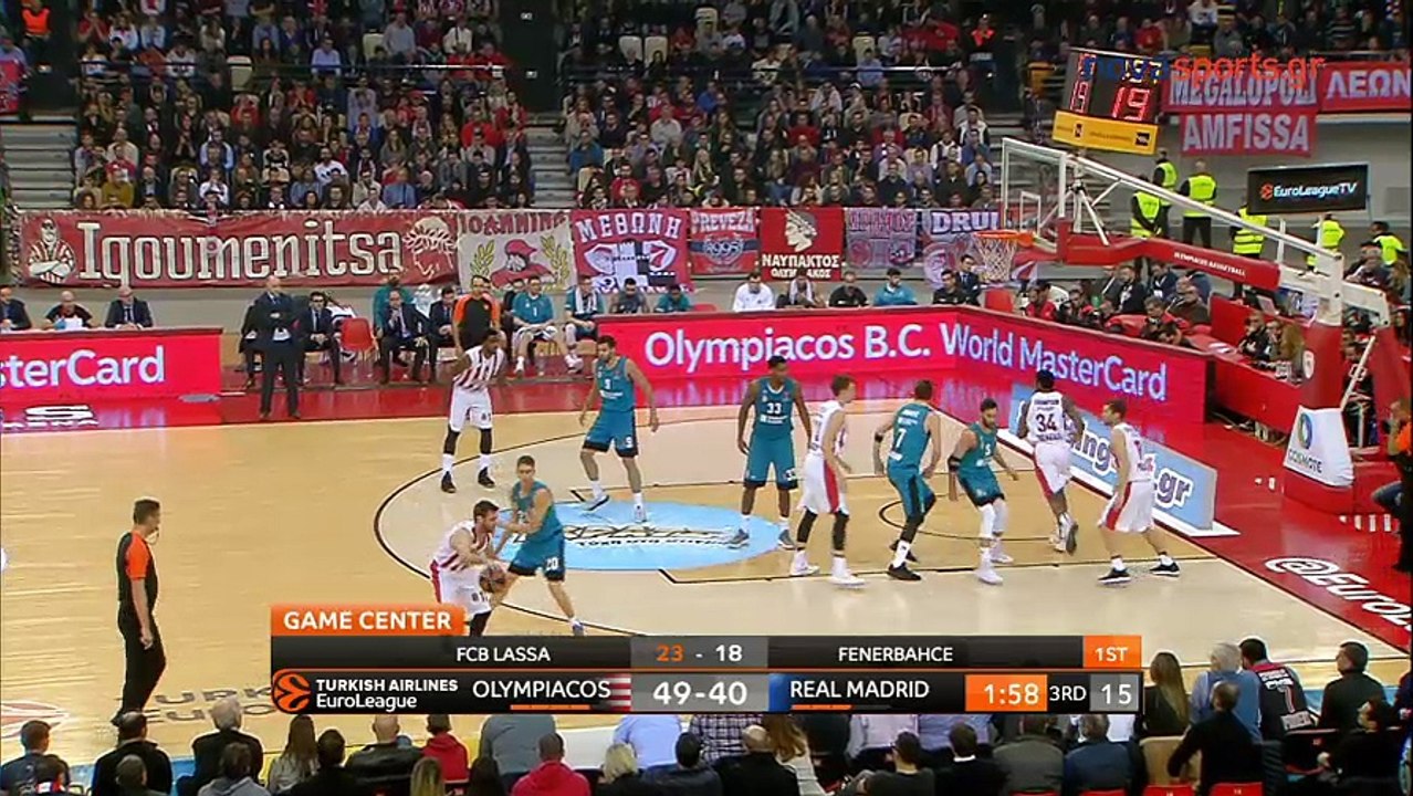 Το φανταστικό circus-shot του Μακλίν  - Ολυμπιακός vs Ρεάλ - 08.12.2017