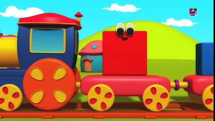 بوب الأشكال تدريب | اشكال أغنية | الفيديو تعليمي | Bob Shapes Train | educational video for kids