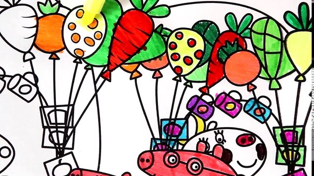 Раскраски для детей Раскрашиваем Рыбу | Видео для детей с цветными маркерами