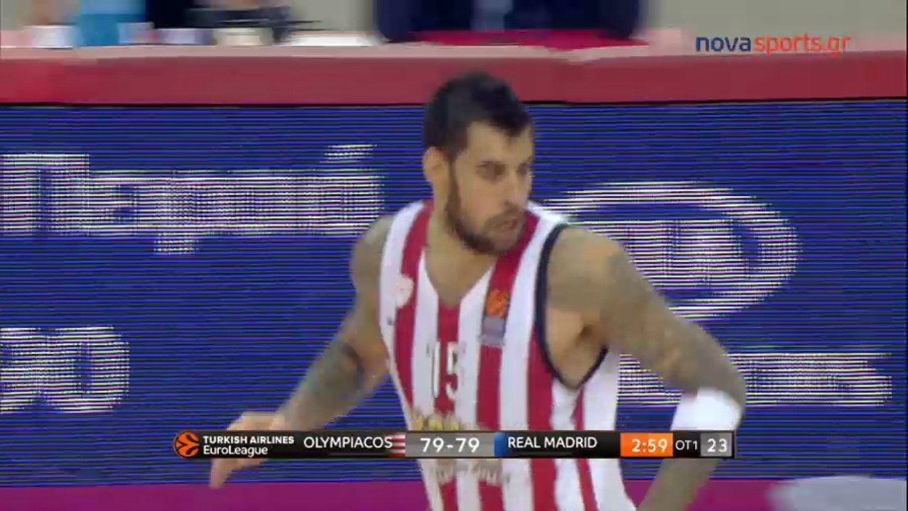 Το σόου του Πρίντεζη στην παράταση   - Ολυμπιακός vs Ρεάλ - 08.12.2017