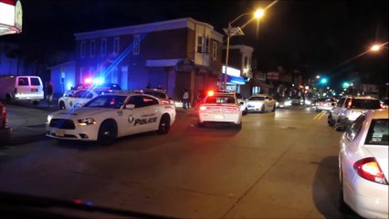 A WALK THROUGH CAMDEN NJ HOOD AT NIGHT