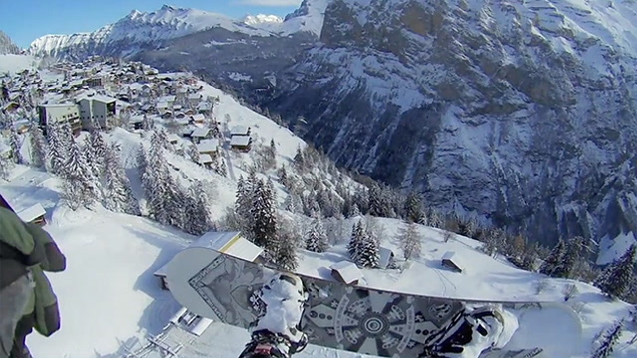 Paragliding Above A Picturesque Setting