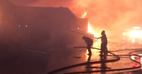 Lilac Fire Scorches Mobile Home Park in Fallbrook