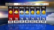 Calmer winds, warmer weather moving into Valley