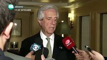 El presidente Tabaré Vázquez dijo en Setiembre que el gobierno estaba 