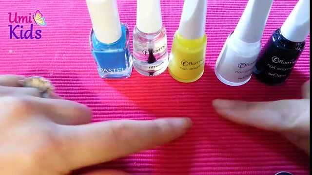 Oje ile Tırnaklara Minyonlar ve Penguen Yapma Yöntemi - UmiKids Oje Desenleri