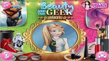 Disney Princess Anna Ariel Jasmine Beauty And The Geek Party Dress Up Game for Kids-XzRLZogwxsI