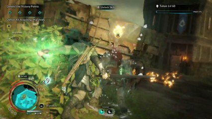 SHADOW OF WAR NO DEATHS FIRST TIME PLAYTHROUGH 188 POST-END SIEGE DEFENDING!