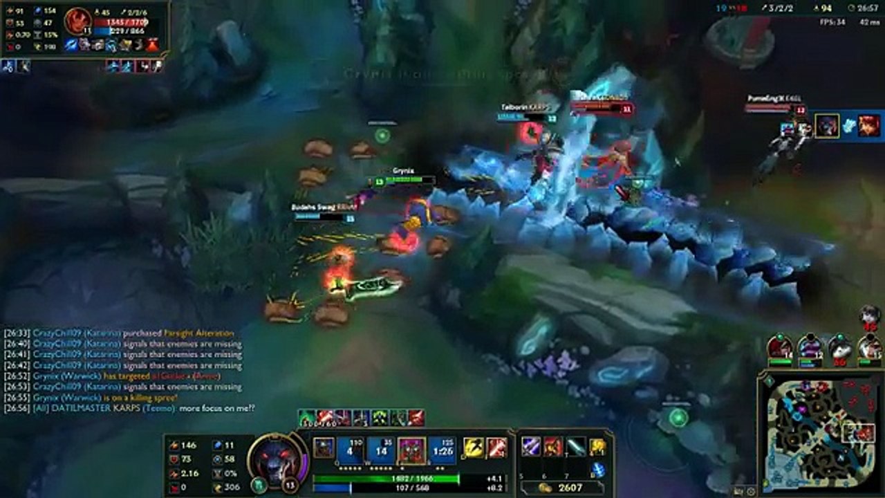 Full Attackspeed (lol Game Highlights-Warwick)