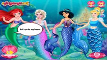 Disney Princess Mermaids Elsa Ariel Jasmine Cinderella Dress Up Video Game For Little Kids-PdkLeKRzdhA