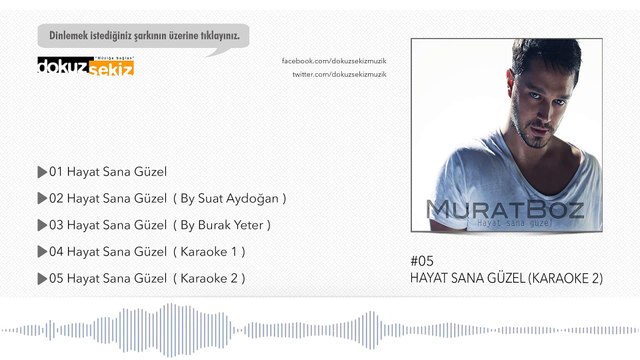 Murat Boz - Hayat Sana Güzel (Karaoke 2) (Official Audio)
