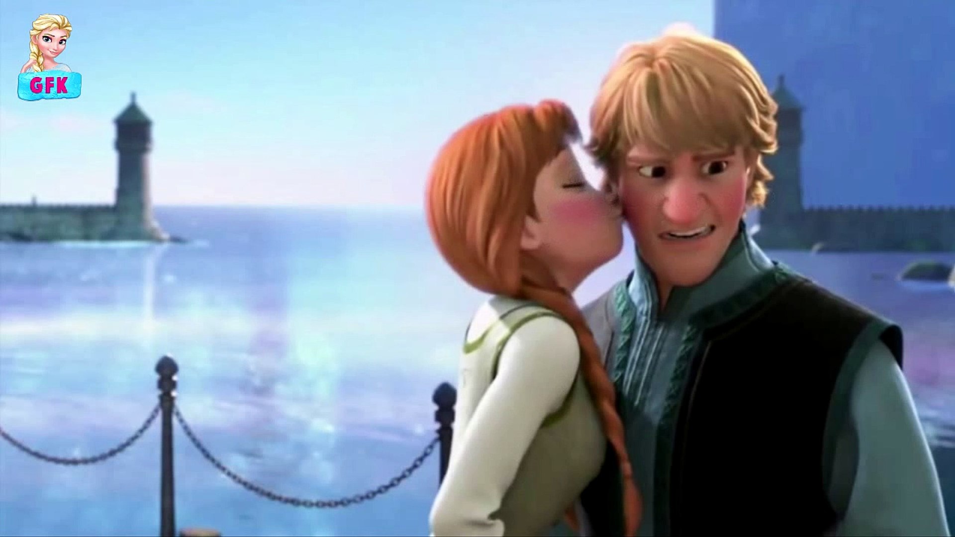 Anna And Kristoff Frozen Kiss