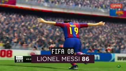 The evolution of Messi vs Ronaldo through FIFA...