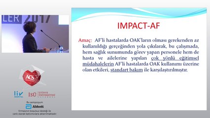 AF yönetiminde yakın takibin etkisi: IMPACT-AF - Dr. Nazmiye Özbilgin