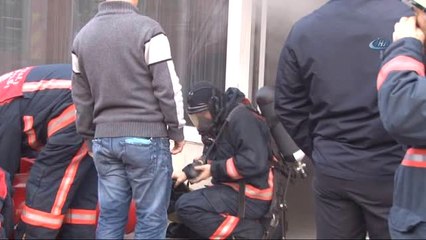 Ataköy'de Korkutan Sauna Yangını