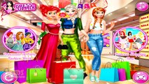 Disney Princess Elsa Anna Ariel Jasmine Rapunzel Sopping Day Game for Girls-QUKEI4Fz5-s