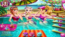Disney Princess Elsa Anna Ariel Rapunzel Summer Swimsuits Contest Fun Dress Up Game for Kids-vESFW373GB0
