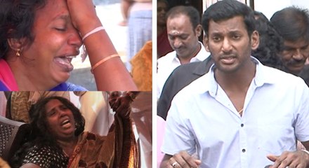 விஷாலுக்கு திடீர் சுகவீனம்.. ஆளுநரைச் சந்திக்கும் திட்டம் ரத்து!- வீடியோ