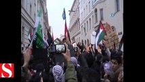 ABD’nin Viyana Büyükelçiliği önünde �’Kudüs Filistin’in başkentidir’’ protestosu
